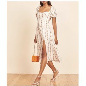 REFORMATION Denver Dress Poppyseed Print